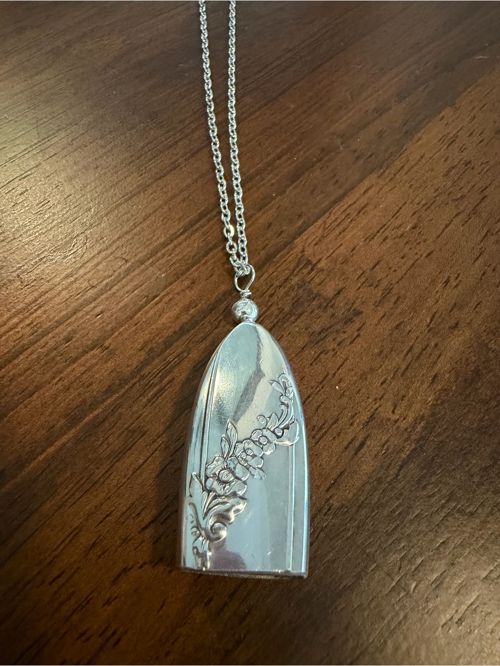 Silverware Fairy Bell Necklace